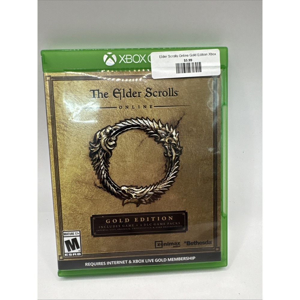 Elder Scrolls Online: Gold Edition (Microsoft Xbox One, 2016)